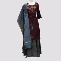 KURTA LEHENGA SCARF, SIZE 42