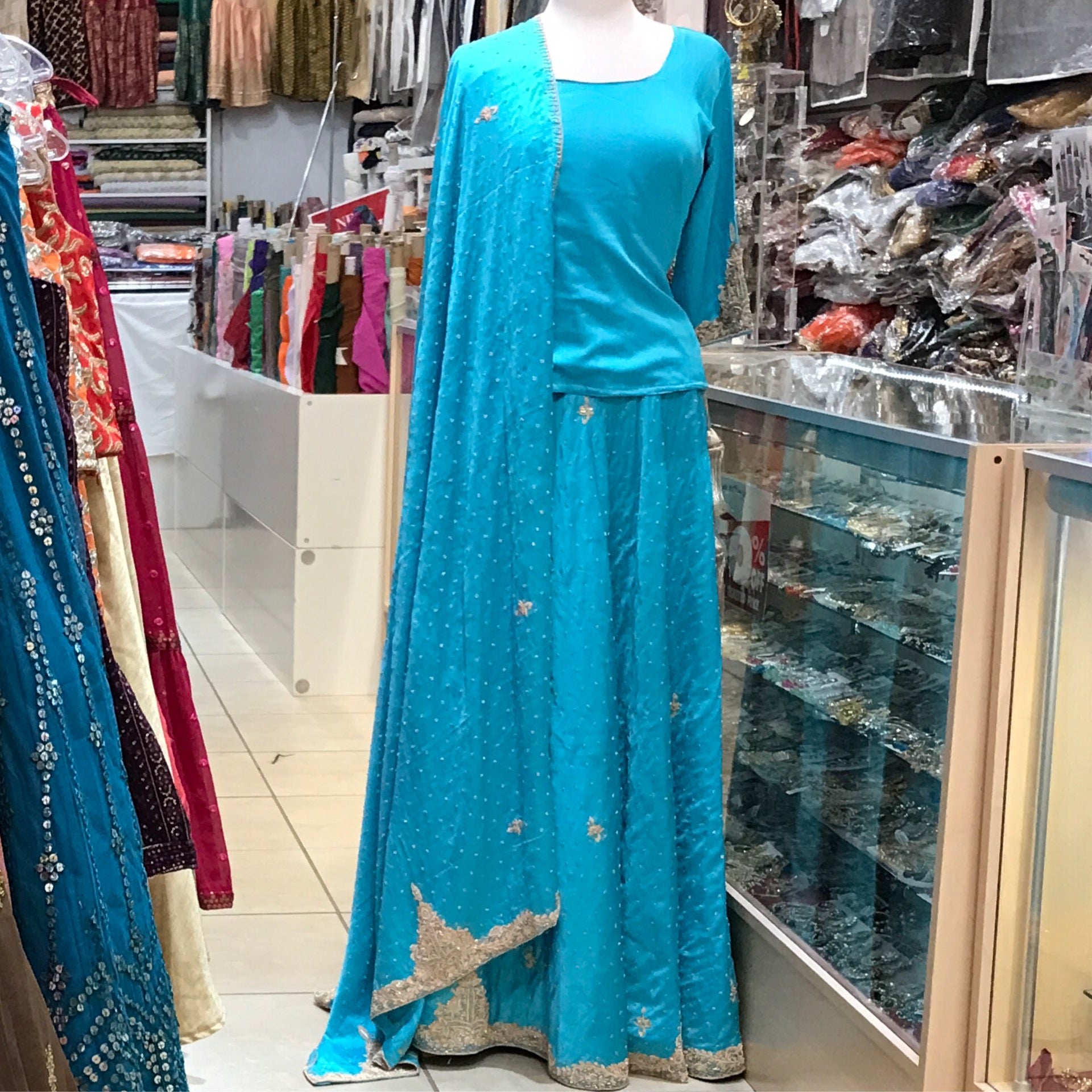 LEHENGA CHOLI SCARF SIZE 40