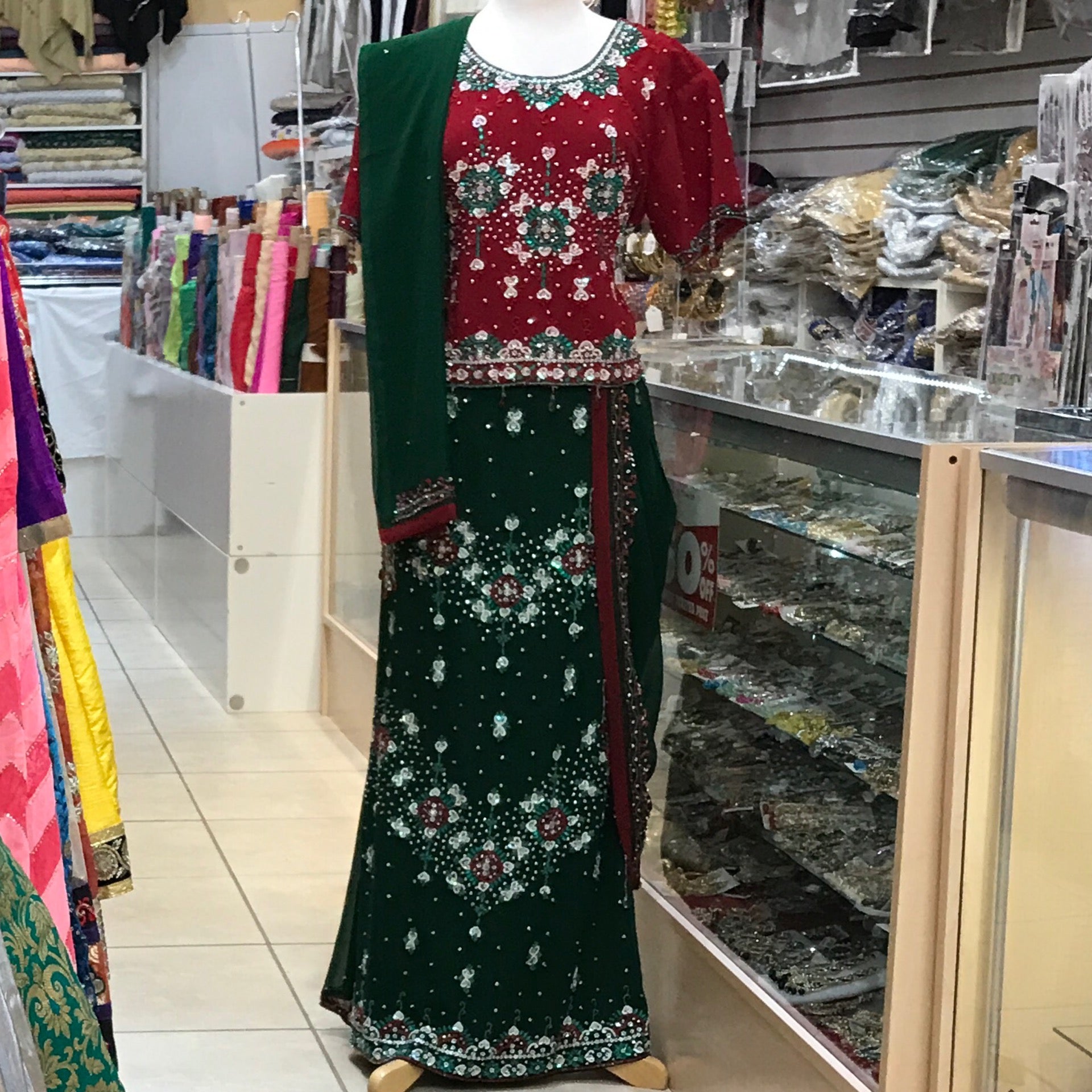 LEHENGA CHOLI SCARF SIZE 46