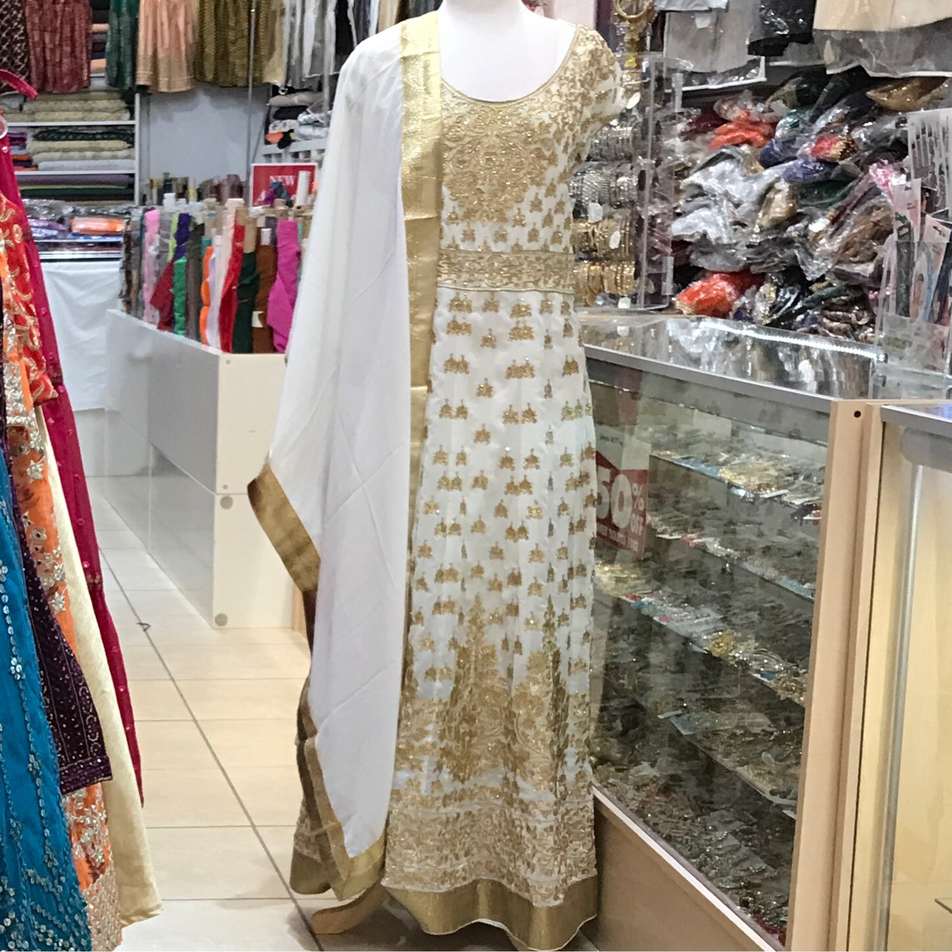 ANARKALI CHURIDAR DUPATTA SIZE 56