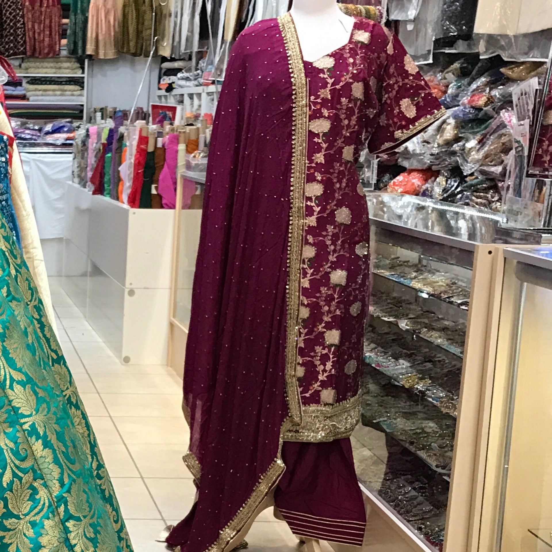 KURTA TROUSER SCARF SIZE 50