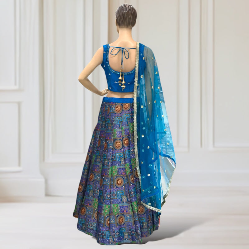 Lehenga + Choli + scarf