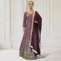 Anarkali Gown + Scarf