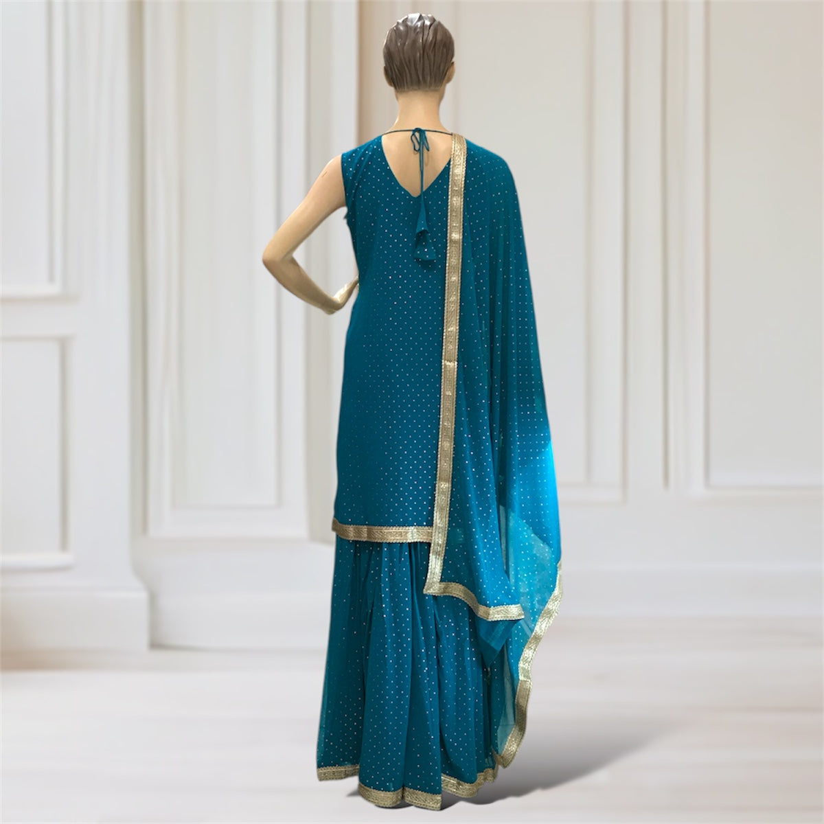 Kurta + Garara + Scarf