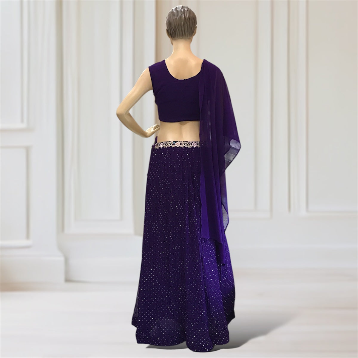 Lehenga + Choli + Scarf