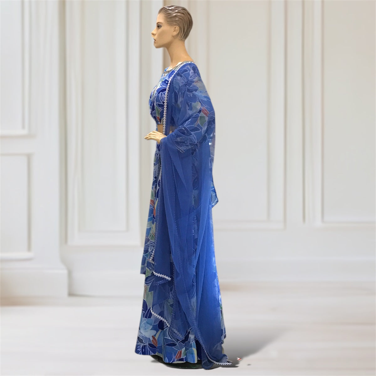 Lehenga + Choli + Scarf