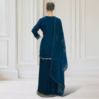 Kurta + Palazzo + Scarf