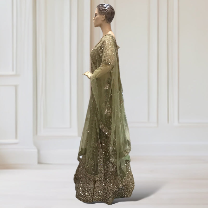 Lehenga + Choli + Scarf