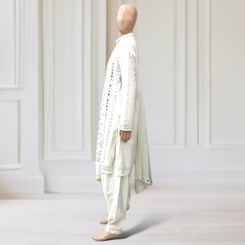 Kurta + Dhoti Trouser + scarf