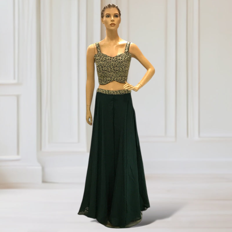 Palazzo + Choli + Jacket