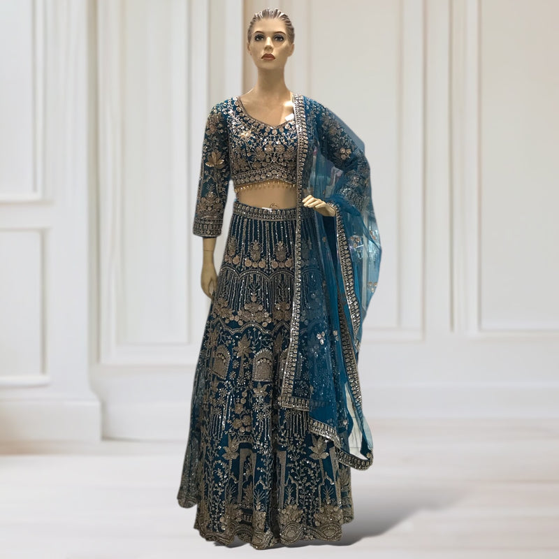 Lehenga + Choli + Scarf