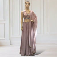 Lehenga + Choli + Scarf