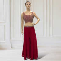 Palazzo + Choli + Jacket