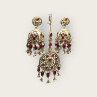 Necklace + Earrings + Tikka