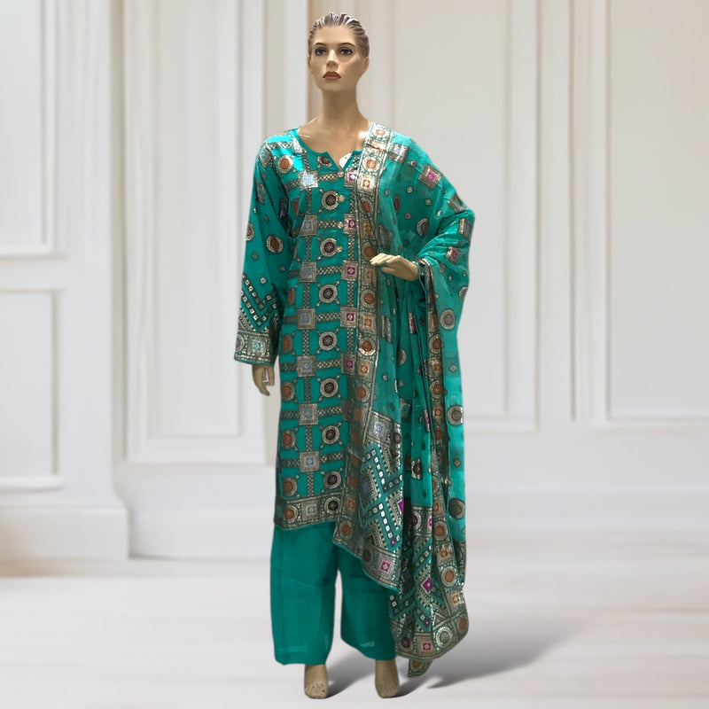 Kurta + Trouser + Scarf