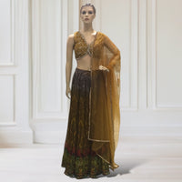 Lehenga + Choli + Scarf