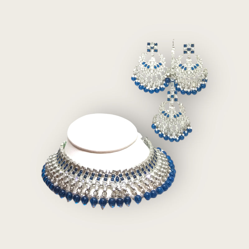 Necklace + Earrings + Tikka