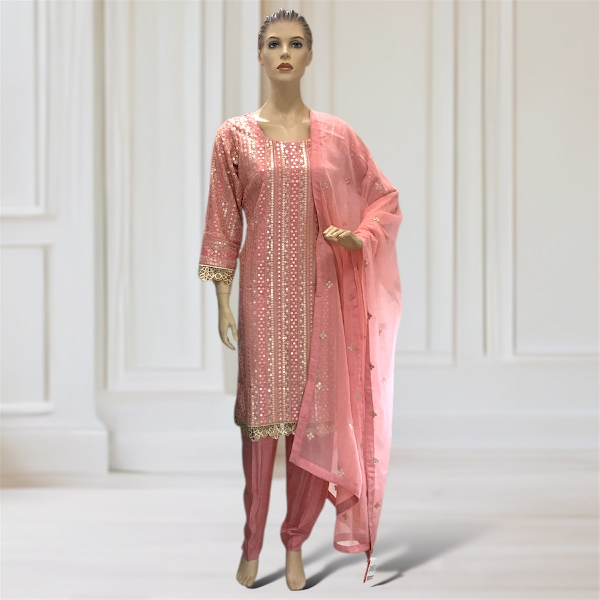 Kurta + Trouser + Scarf