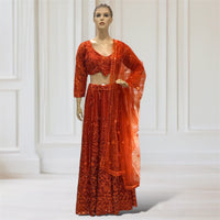 Lehenga + Choli + Scarf