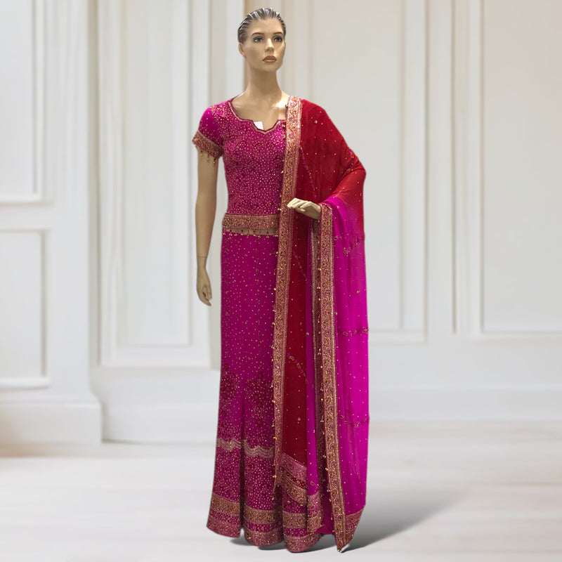 Lehenga + Choli +Scarf