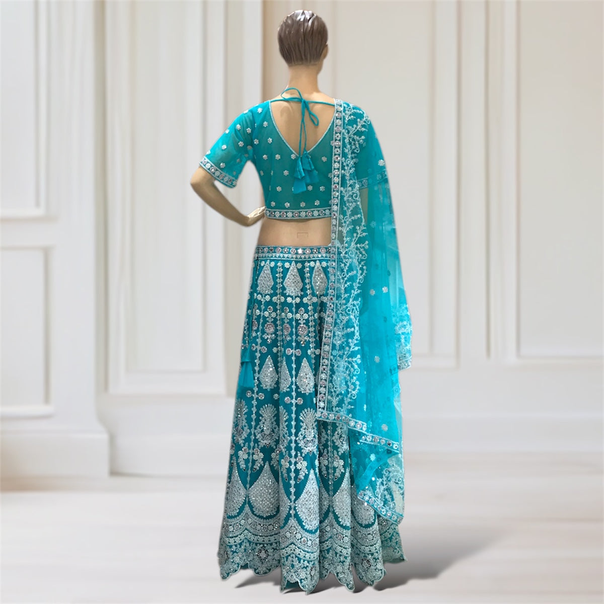 Lehenga + Choli + Scarf