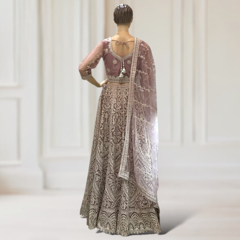 Lehenga + Choli + Scarf