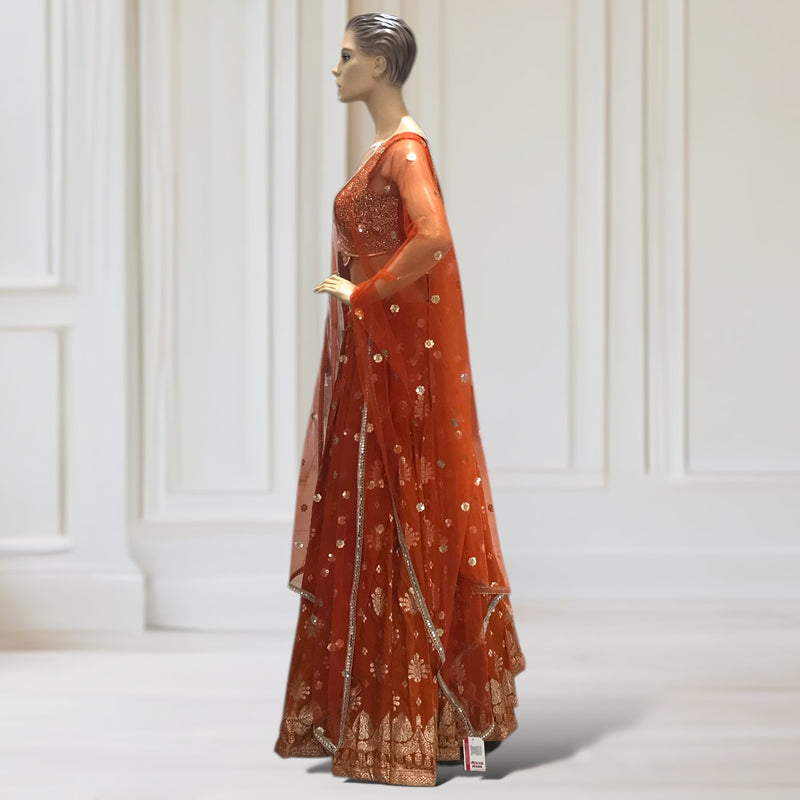 Lehenga + Choli + Scarf