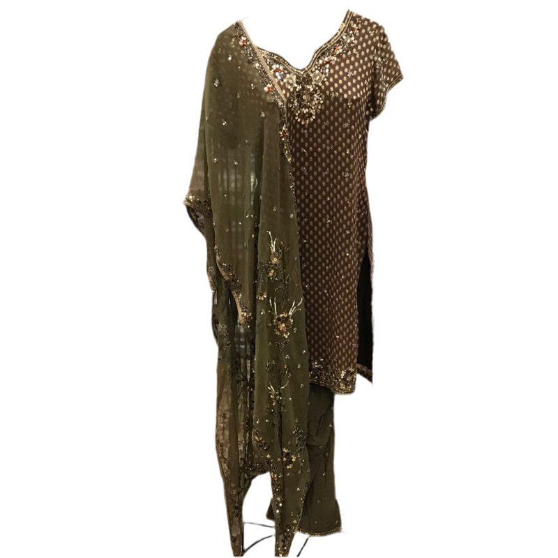 Kurta Shalwar Dupatta Size 38