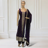 Anarkali + Pant + Scarf