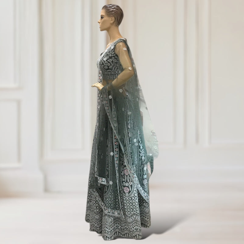 Lehenga + Choli + Scarf