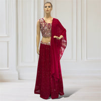Lehenga + Choli + Scarf