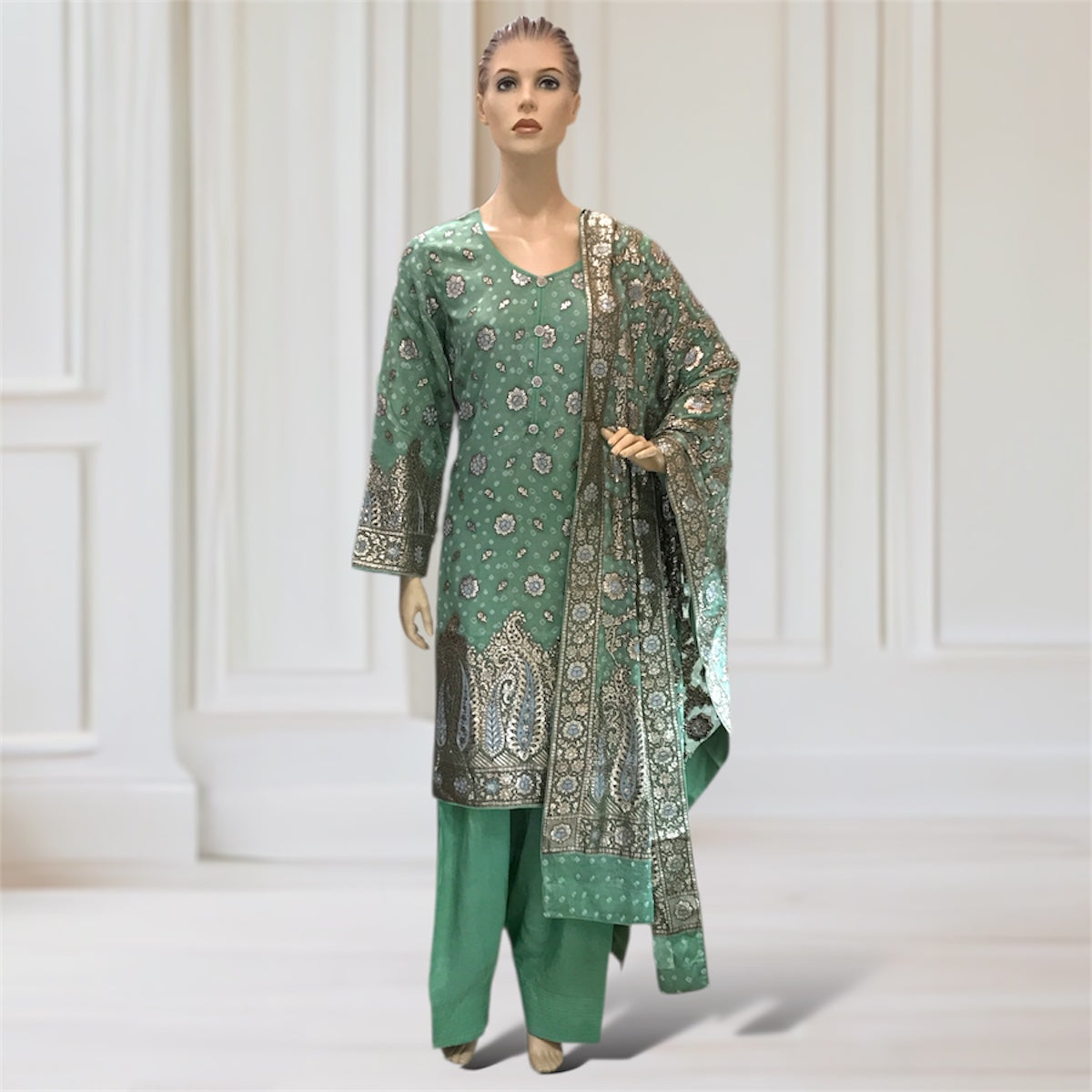 Kurta + Trouser + Scarf