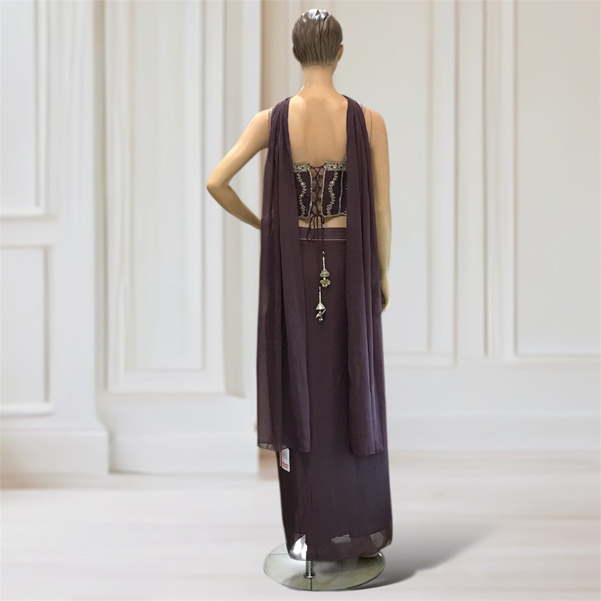 Corset + Drape skirt + Scarf
