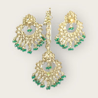 Necklace + Earrings + Tikka