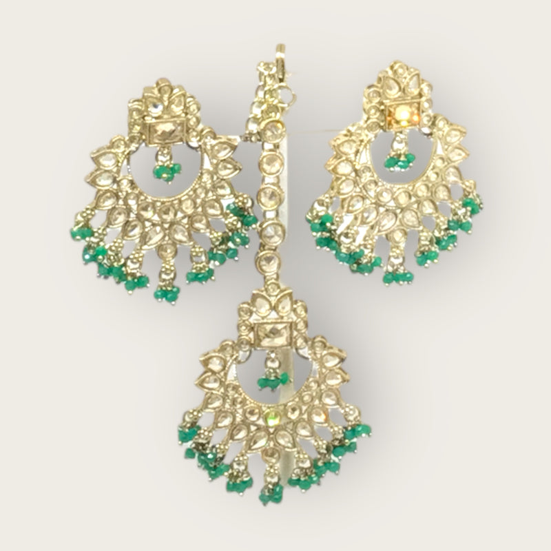 Necklace + Earrings + Tikka
