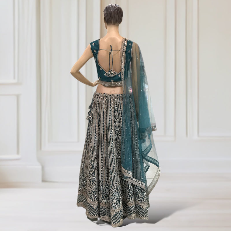 Lehenga + Choli + scarf