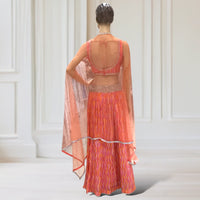 Lehenga + Choli + scarf