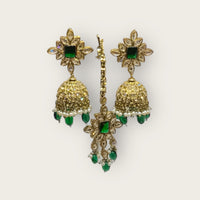 Necklace + Earrings + Tikka