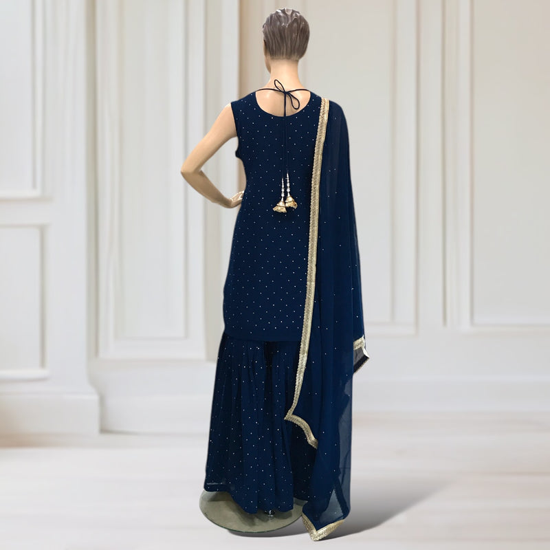 Kurta + Garara + Scarf