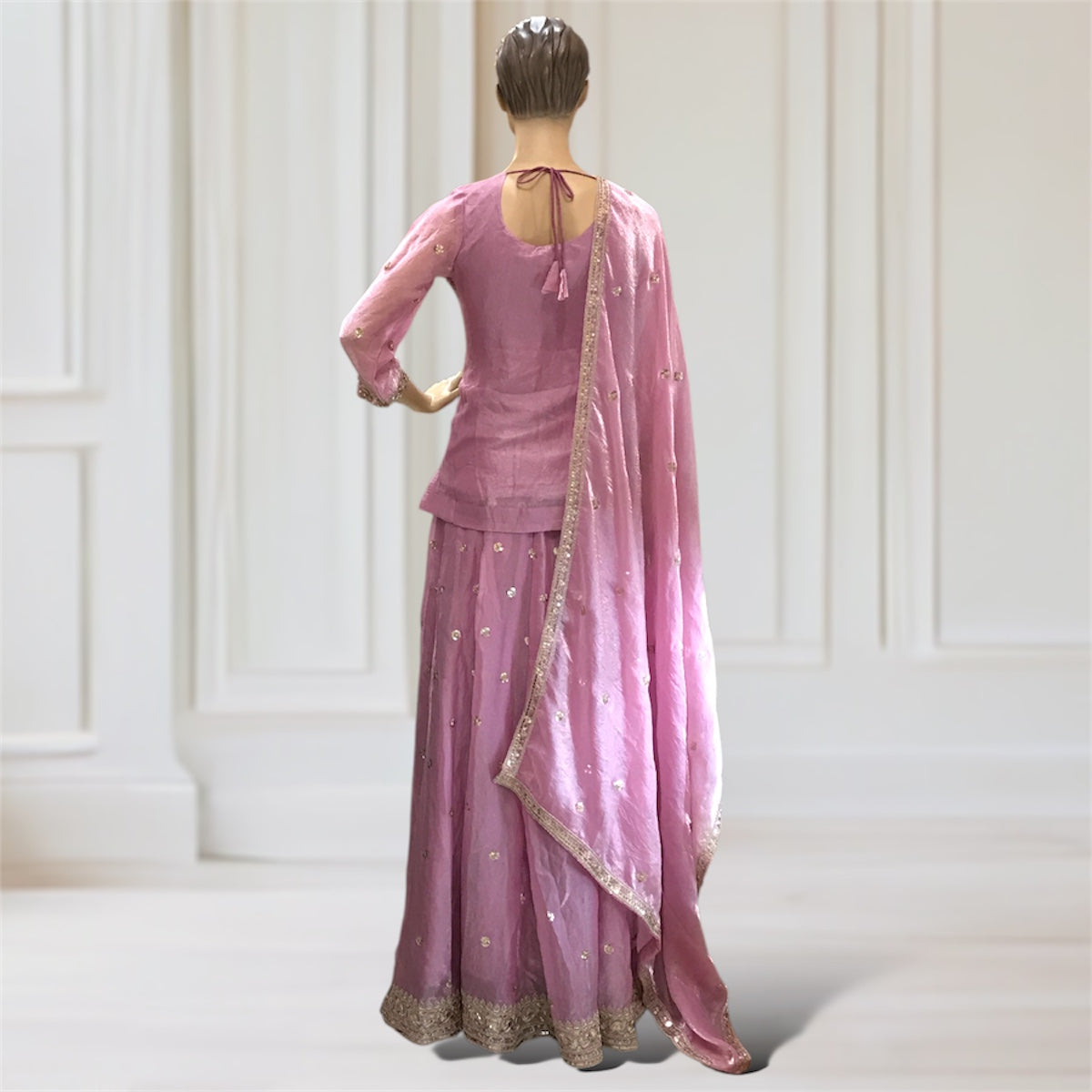 Lehenga + Kurta + Scarf