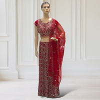 Lehenga + Choli + Scarf