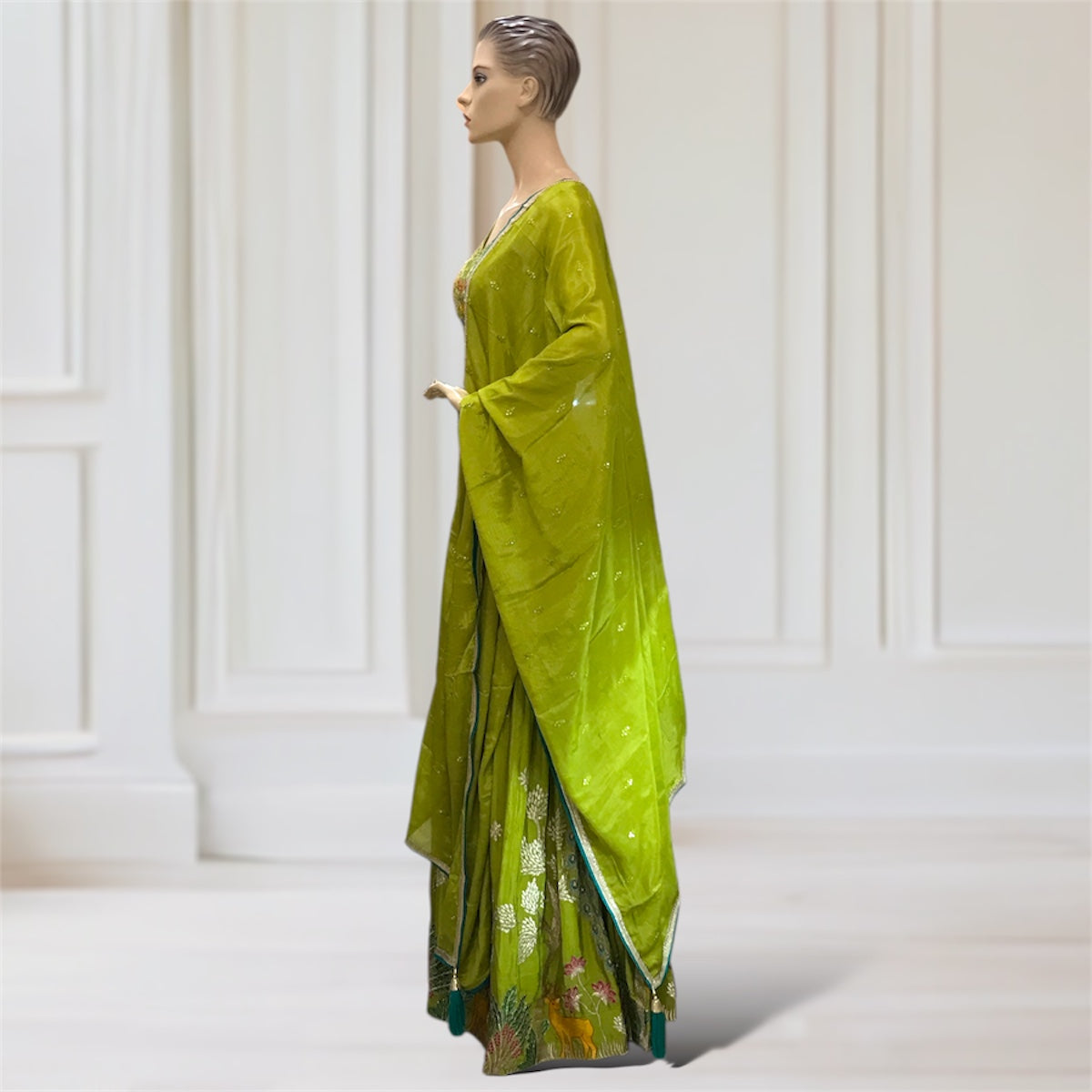 Lehenga + Choli + Scarf