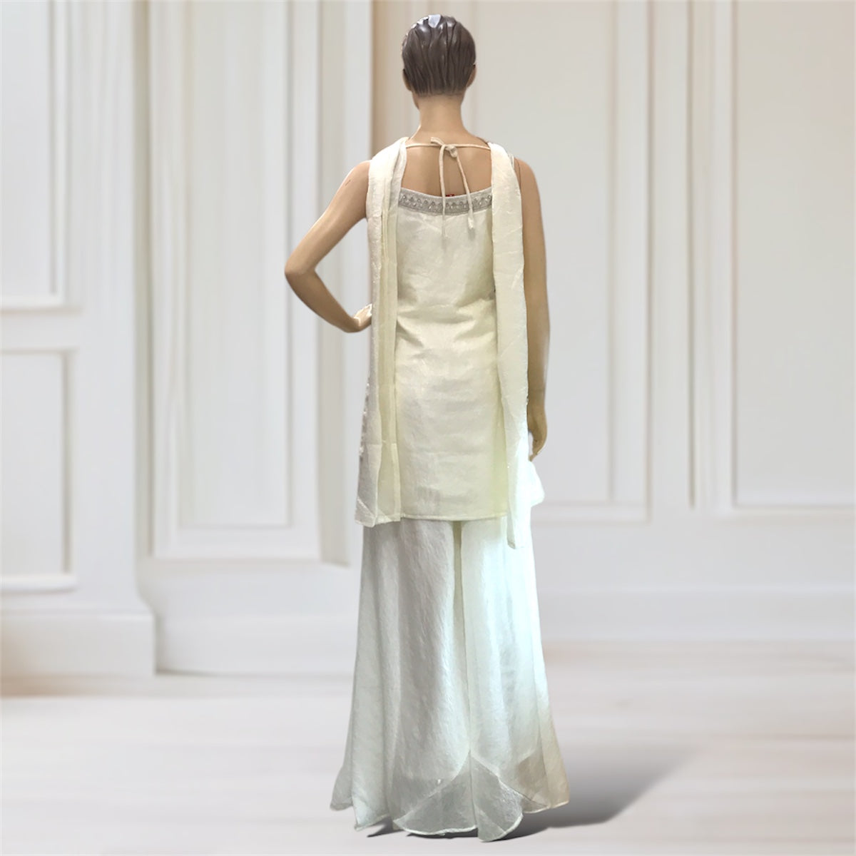 Kurta + Palazzo + Scarf