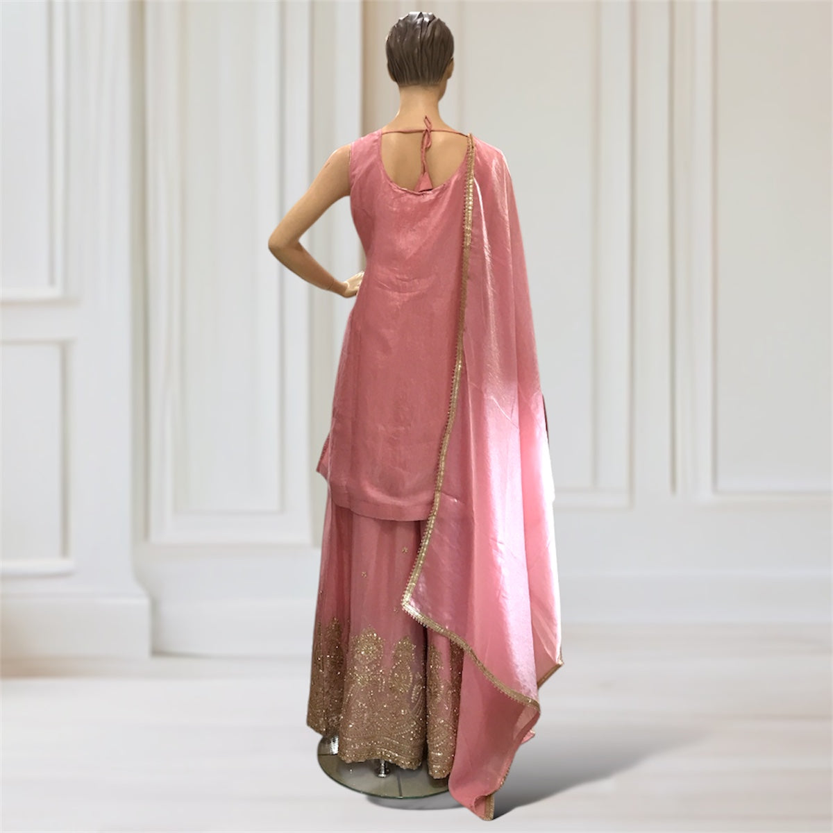 Kurta + Palazzo + Scarf