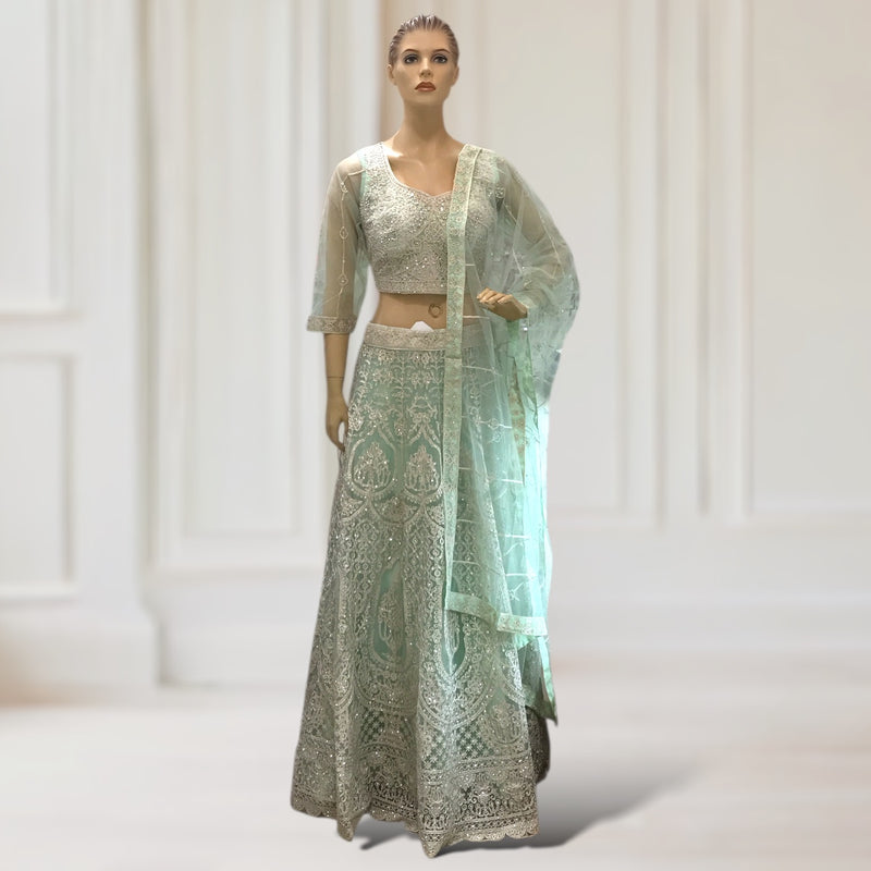 Lehenga + Choli + Scarf