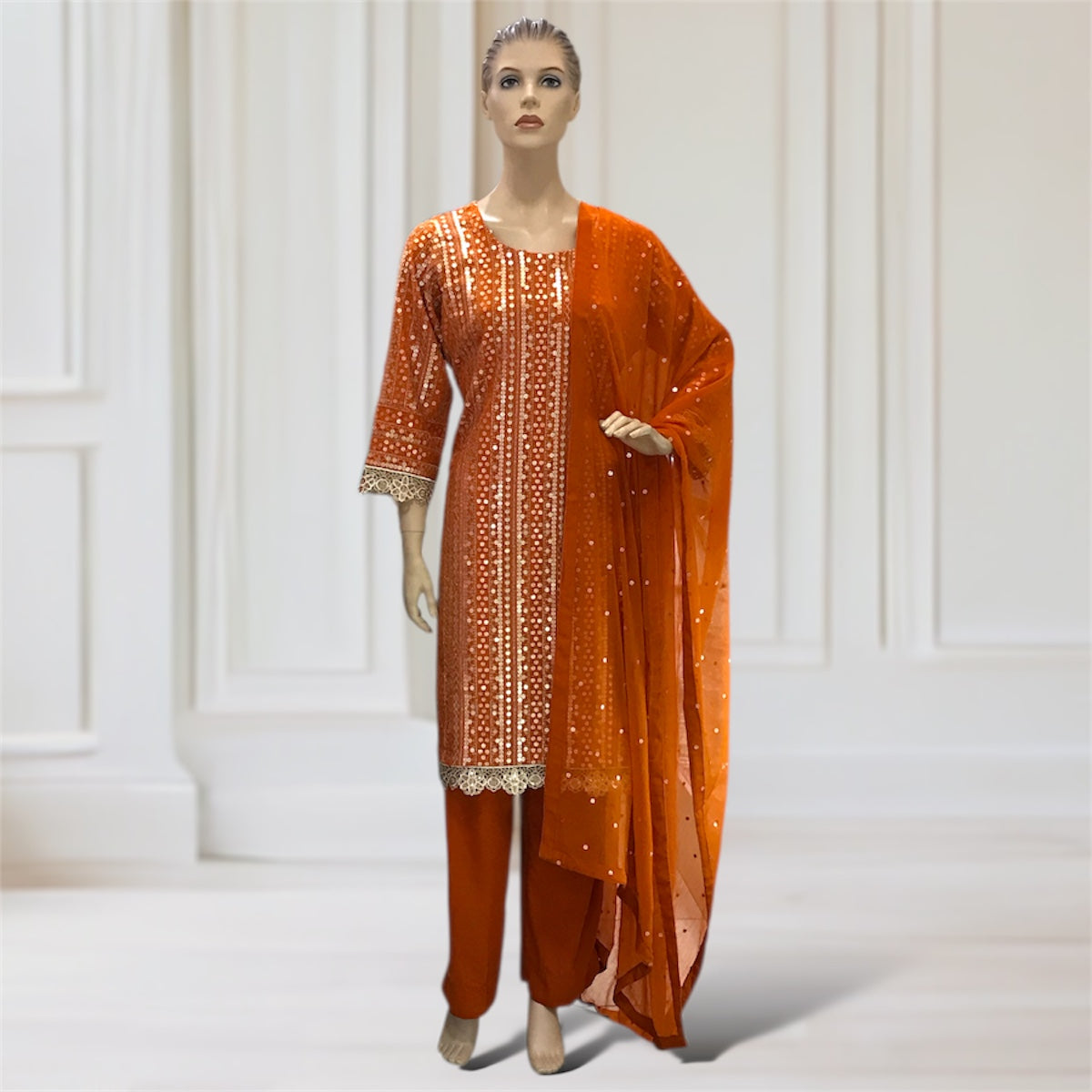 Kurta + Trouser + Scarf