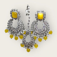Necklace + Earrings + Tikka