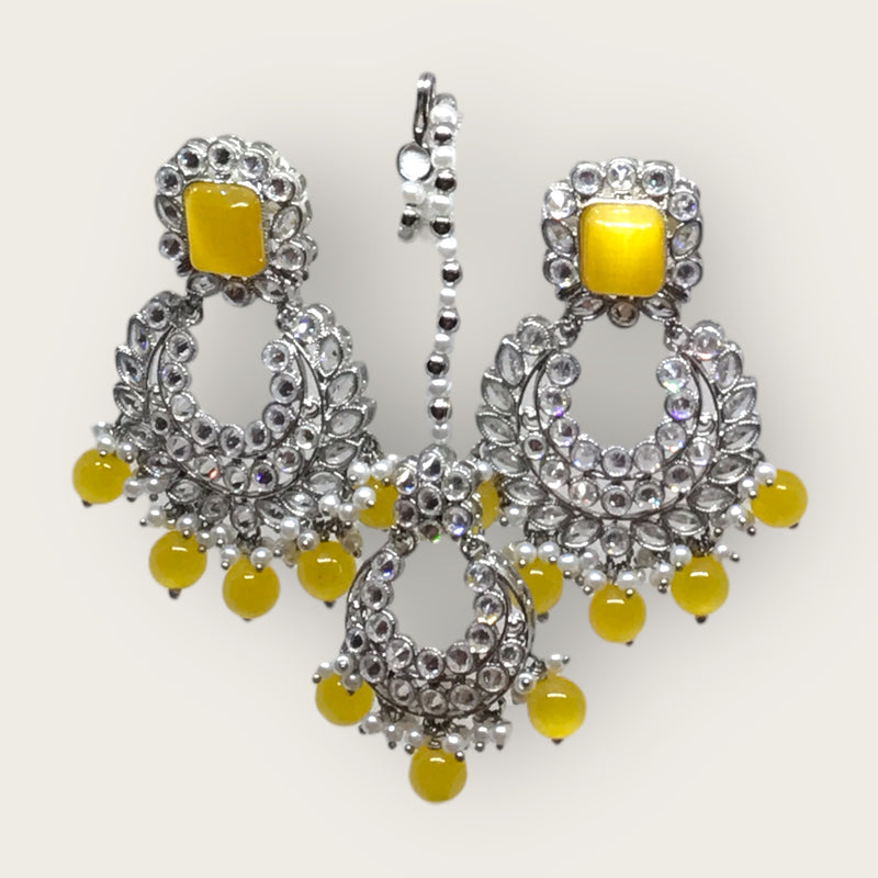Necklace + Earrings + Tikka