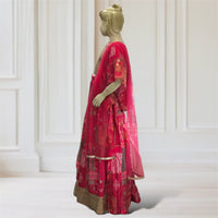Lehenga +Choli + Scarf