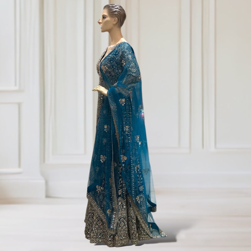 Lehenga + Choli + Scarf